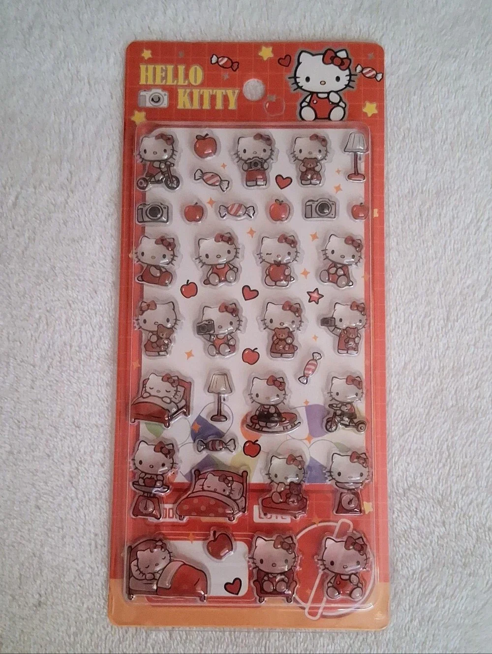 Hk Hello Kitty 3D Puffy Pvc Srickers